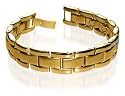 New Mens Stainless Steel Magnetic Bracelet 8.5 Inches