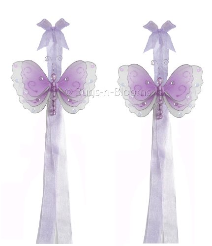 Butterfly Tiebacks Purple
