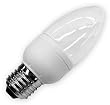 2 Watt E26 120 Volt Torpedo LED Light Bulb Clear Poly, SOFT WHITE