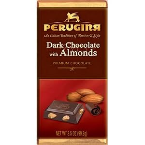 Perugina dark chocolate with almonds