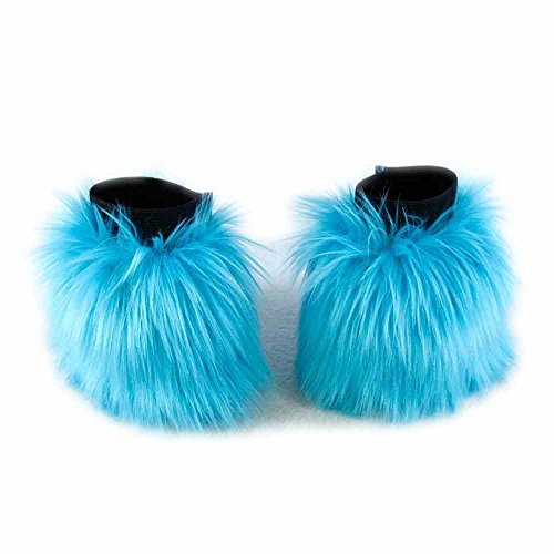 Pawstar Furry Wrist Cuff Arm Warmers High Quality Made in USA Hand Covers Fluffies
