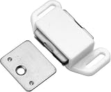 Hickory Hardware P110-W 1-5/8-Inch Catch, White