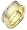 8mm Titanium & 18 Karat Yellow Gold 38 Diamond Wedding Band - 6.25