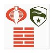 Gi Joe Tattoo Set