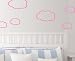 Pink Cloud Outline Decal Kit 6-Pack