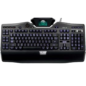 Logitech - G19 Keyboard for Gaming - Clavier pour jeux - Ecran couleur LCD - 12 touches programmables - Azerty - Noir