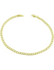 Fremada 14k Yellow Gold 8.5-inch Curb Bracelet