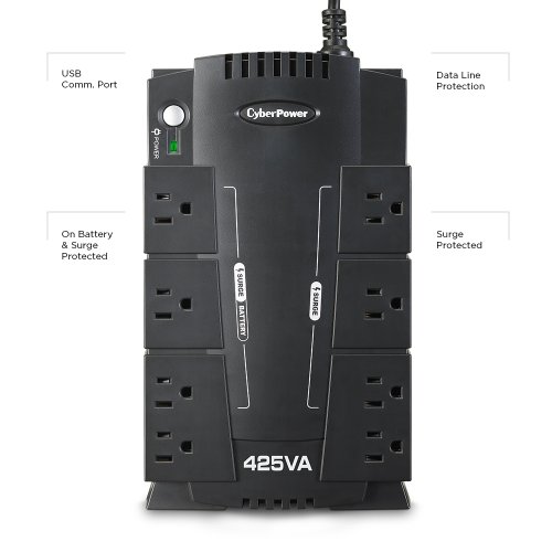 Power Surge Protector Uninterruptible Supply UPS Standby Battery Backup