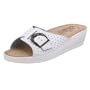 Fly Flot Women's Edna Slide Sandal,White,37 EU (US Women's 6.5-7 M)