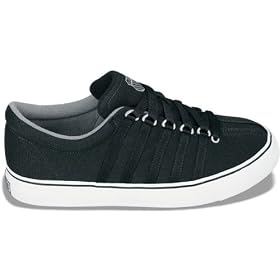 Buy K-Swiss Mens Classic LX Canvas VNZ (Blk  Wht  Chrcl)