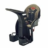 WeeRide Safe Front Deluxe Baby Bike Seat - Black / Beige