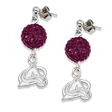 NHL Colorado Avalanche LogoArt Ovation Earrings