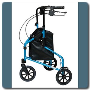 3-Wheel Cruiser: GF 3-Wheel Cruiser, Aluminum Rollator/CS Bondi Blue On Sale