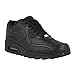 Nike Air Max 90 Leather Men Lifestyle Casual Sneakers New All Black