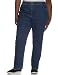 Lee Womens Side-Elastic fit Jean, Pepperstone Stretch, 24W Long