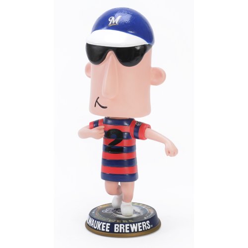 Milwaukee Brewers Racing Sausage #2-Polish Sausage Bighead Bobble Head