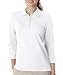 Izod Ladies 3/4-Sleeve Silk-Washed Pique Polo