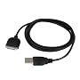 Inspiretech Sync-N-Charge USB Cable with Dock Connector for Sandisk Sansa e280 8Gb / e270 6Gb / e260 4Gb / e250 2Gb / e260R Rhapsody / e280R Rhapsody MP3 Players