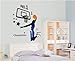 Kappier® Giant Jumping Basketball Superstar - I Am a Champion Peel & Stick Wall Decals