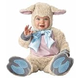 Lil Characters Infant Lamb Costume, Off White/Pink/Light Blue