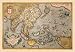 Map of South East Asia - 12x18 Framed Print in Gold Frame (17x23 finished)