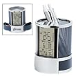 Pen & Cell Phone Holder, Calendar, Musical Alarm Clock, Thermo Clock