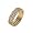 Gold Vermeil Triple Stackable CZ Ring Set