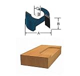 BOSCH 85234M 1/2-Inch Diameter 33/64-Inch Cut Carbide Tipped Hinge Mortising Router Bit 1/4-Inch Shank