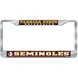 Florida State Seminoles NCAA Chrome License Plate Frame by Wincraft