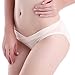 Cotton Whisper Women's & Pregnant 4 Pack Pure Cotton Comfy Low Rise Bikini Brief