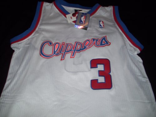 Chris Paul Adidas Home White Revolution 30 Los Angeles Clippers Size Jersey (54)