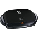 George Foreman GRP4B Next Grilleration 72 Square Inch Black Removable Plate Grill