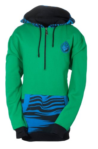 NOMIS Herren Hoody Simon Double Up 1/2 Zip&nbsp;, emerald green, XL, 120036016 Preisvergleich