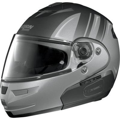 Nolan N103 N-Com Modular Motorcycle Helmet Gray/Silver Arctic XXL 2XL Nolan N103 N-Com Modular Motorcycle Helmet Gray/Silver Arctic XXL 2XL