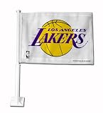 Los Angeles Lakers Car Flag (White)