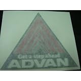Advan Racing Decal Sticker (New) White red black by High performance parts
