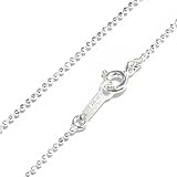 新宿銀の蔵 シルバーカットボールチェーン ボール直径1.2mm(38～45cm)