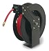 Legacy L8611 Heavy-Duty Retractable Air Hose Reel - with 3/8-Inchx50 Rubber Hose