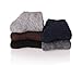 Womens Vintage Style Wool Soft Warm Thick Knit Winter Warm Crew Socks 5 Pairs