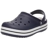 「[クロックス] crocs Crocband Mammoth 11126-41C-005  Navy/Oatmeal (ネイビー/オートミール/J5/W7/23cm)」の画像