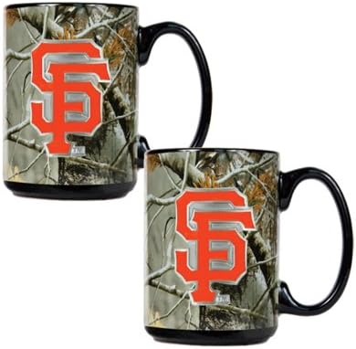 San Francisco Giants MLB Open Field 2pc Ceramic Mug Set
