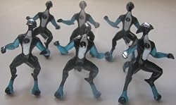 Ben 10 XLR8 PVC Figure 6 Pack Great for Party Favors