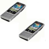 TWIN PACK - CRYSTAL HARD CASE FOR NOKIA 6300 MOBILE PHONE
