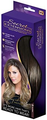 Secret Extensions - Hair Extensions by Daisy Fuentes, Brown/Black by Secret Extensions