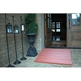 Threshold Ramp in Terracotta Powder Coat Size: 3