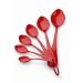 Nigella Lawson Living Kitchen Melamine Measuring Spoons Red