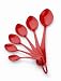 Kitchen & Housewares : Nigella Lawson Living Kitchen Melamine Measuring Spoons Red