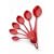 Nigella Lawson Living Kitchen Melamine Measuring Spoons Red
