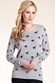 Petite Mini Horse Print Jumper