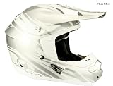 No Fear MX 6096RSV OPTICAL II Mens BMX / Motocross Racing Helmet In Racing Silver Size Small